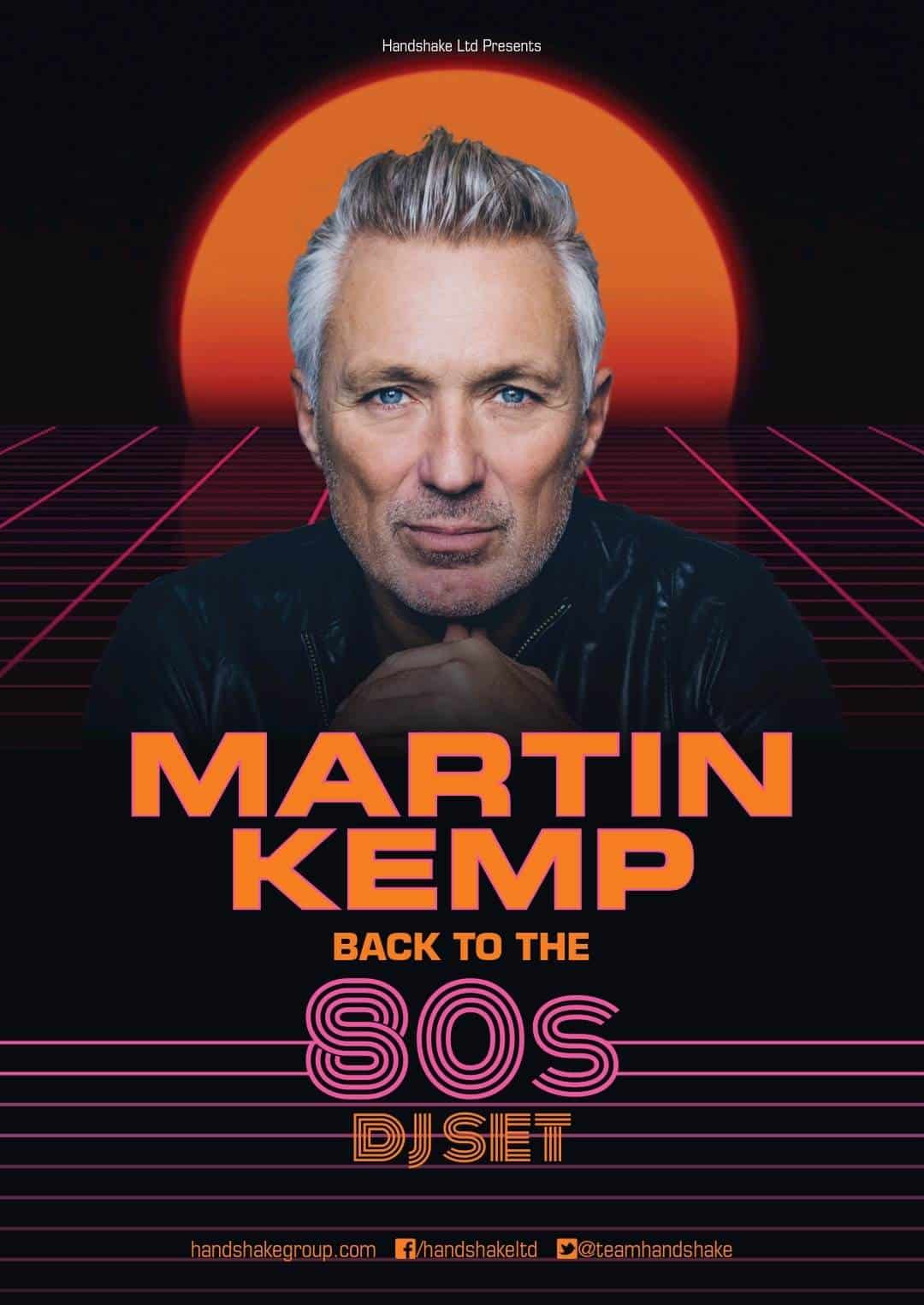 Martin Kemp back to the 80s DJ set