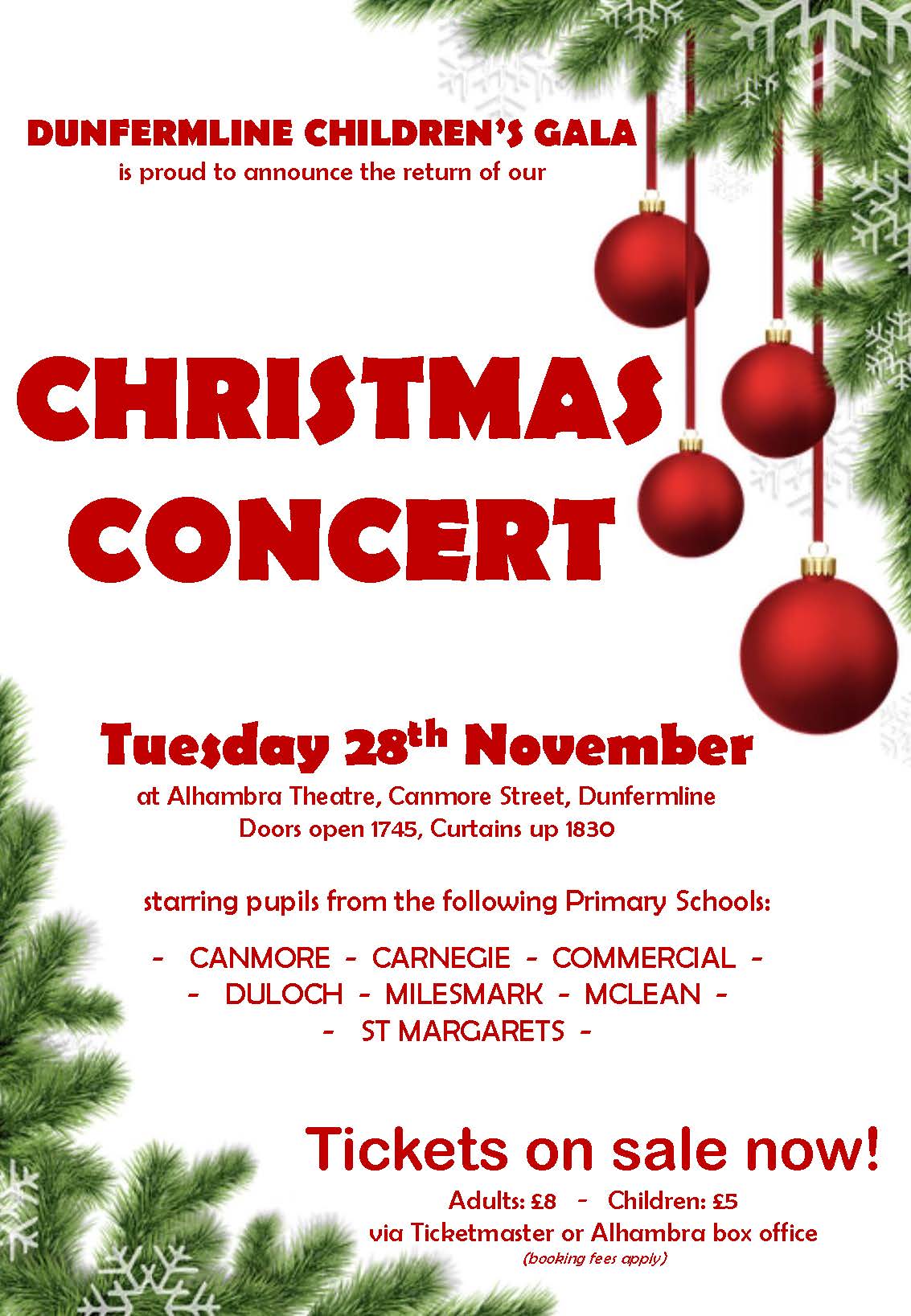 Dunfermline Children’s Gala Christmas Concert 2023