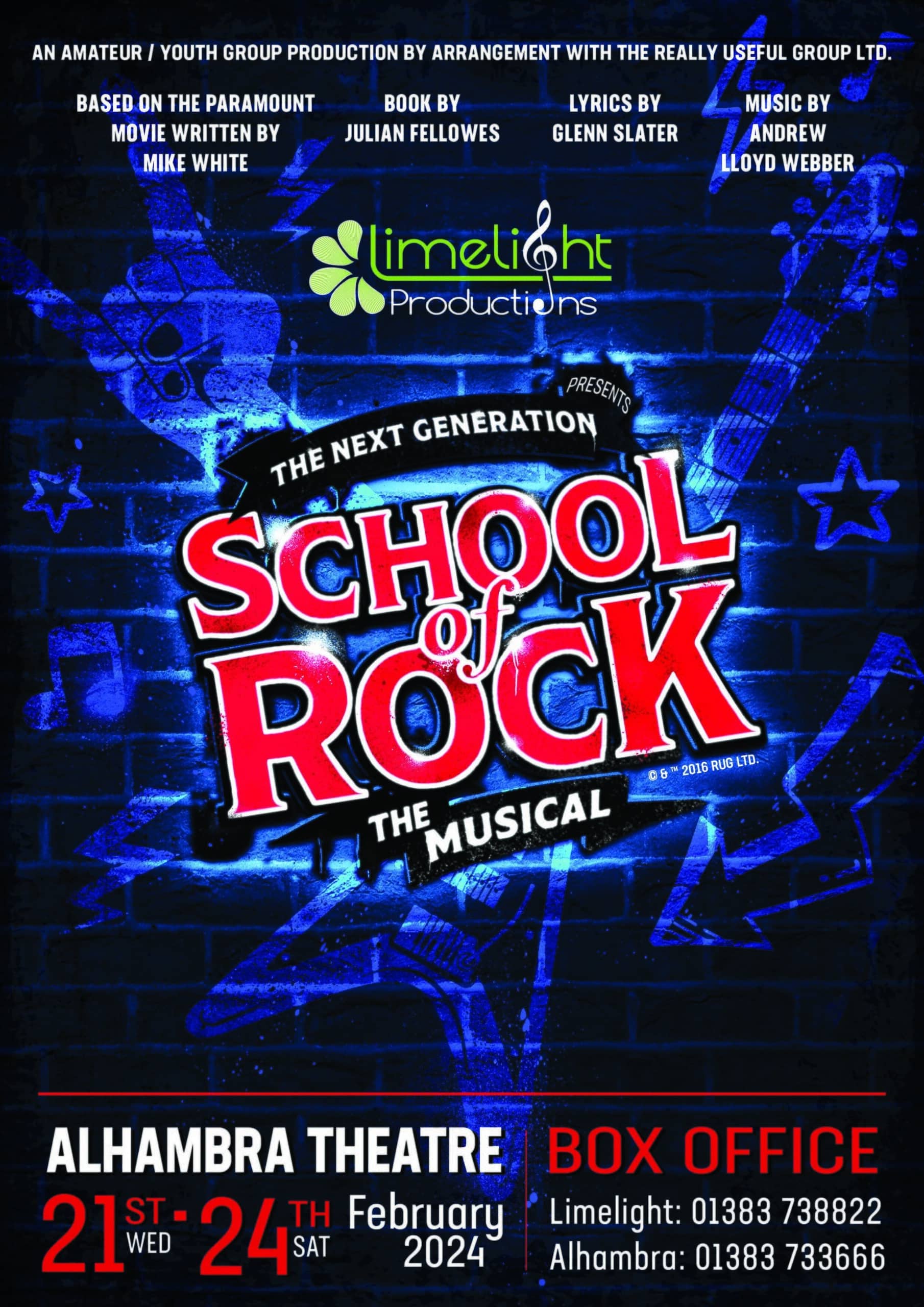 Limelight Productions Presents School of Rock