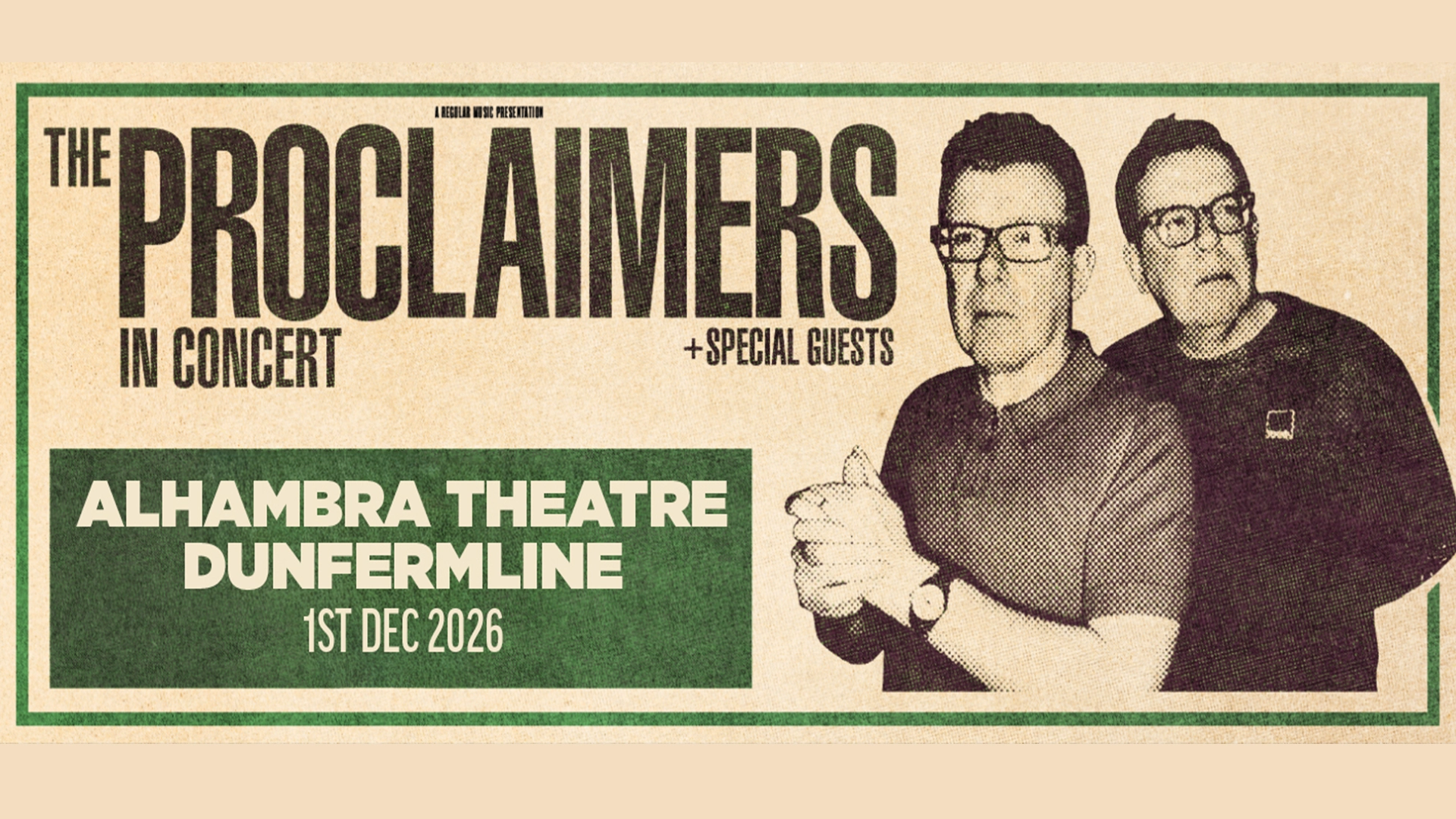The Proclaimers — Alhambra Theatre Dunfermline